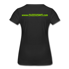 Load image into Gallery viewer, Cuzz&#39;s Cooter Juice Women’s Premium T-Shirt - black
