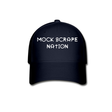 Load image into Gallery viewer, Mock Scrape Nation Baseball Cap - navy
